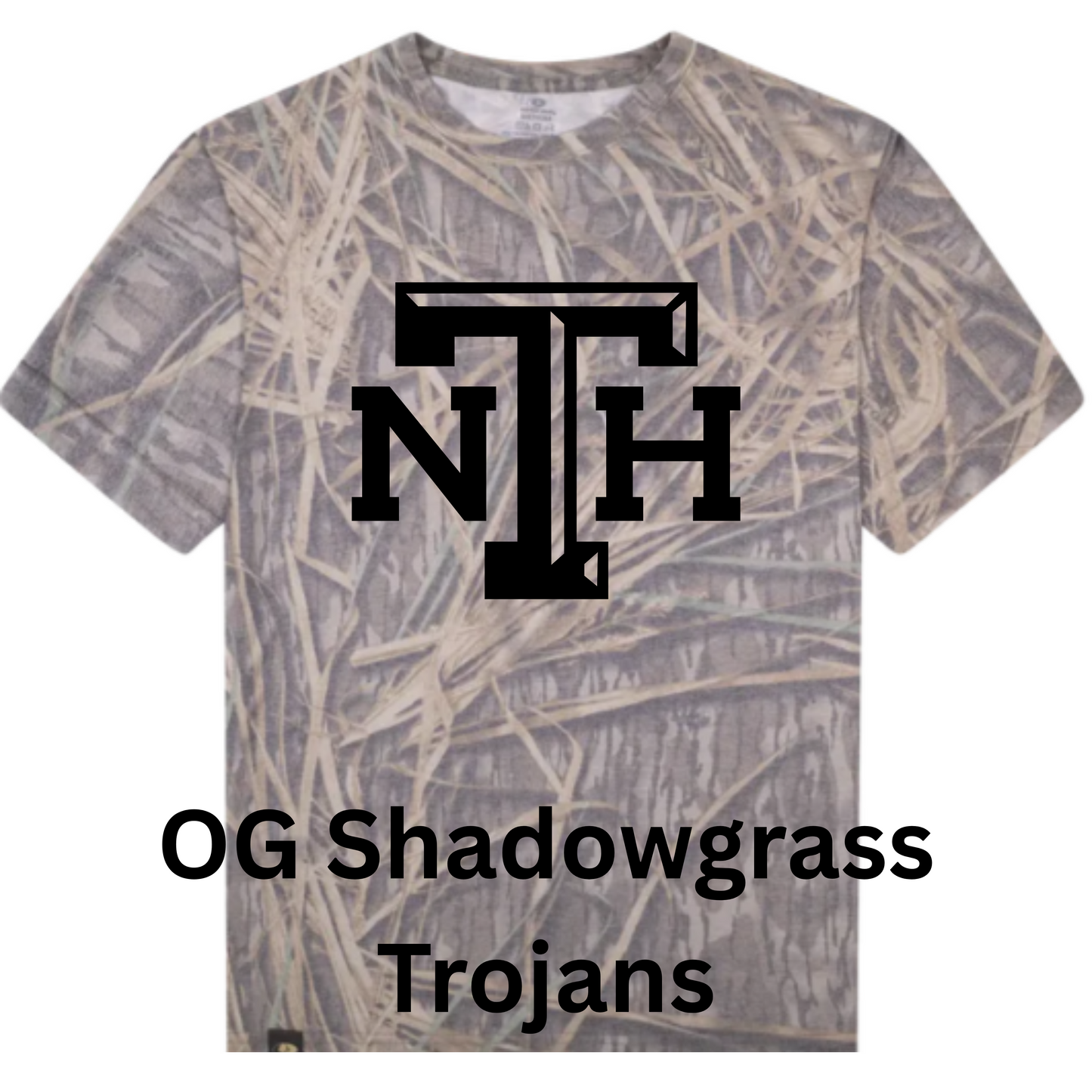 Mossy Oak Washed Out Tee w/ Print - Original Shadowgrass