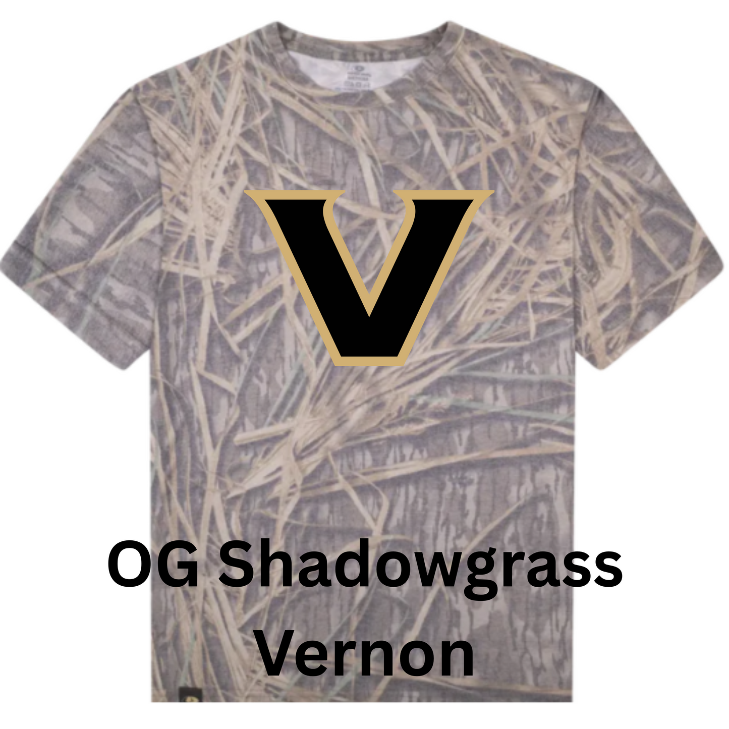 Mossy Oak Washed Out Tee w/ Print - Original Shadowgrass