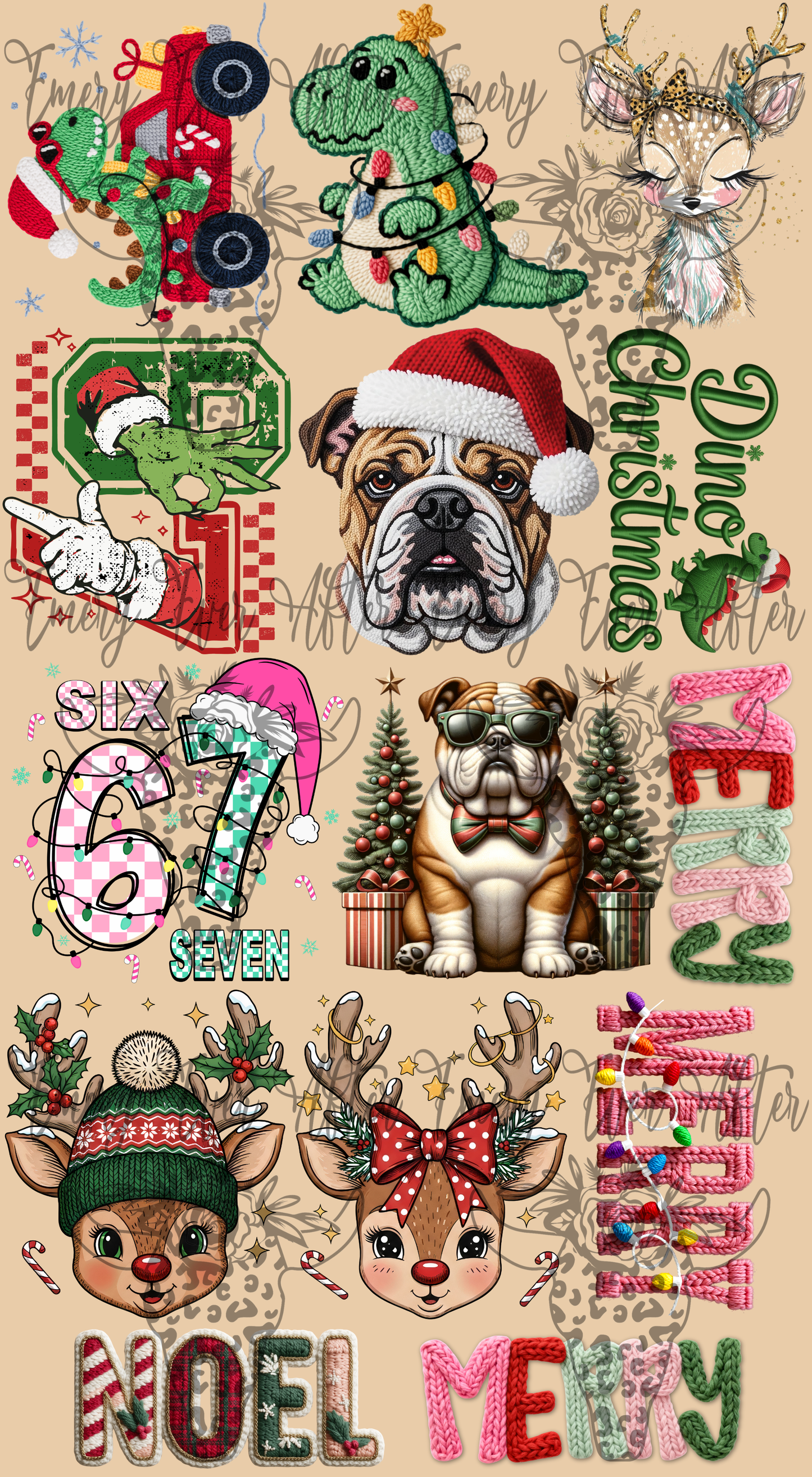 Pre-Made 22" by 40" kids gangsheet