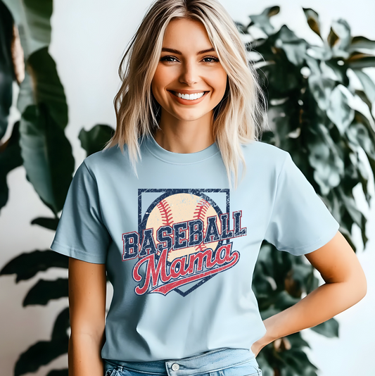 Blue Baseball Mama