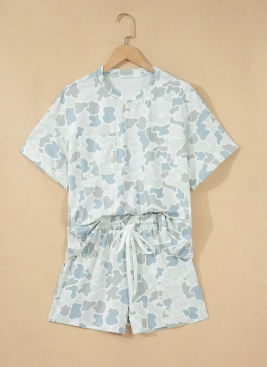 Duck Camo Casual Tee/Short Set