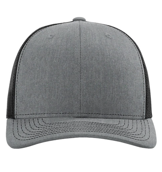 Richardson 112 Trucker-Hthr Grey/Black