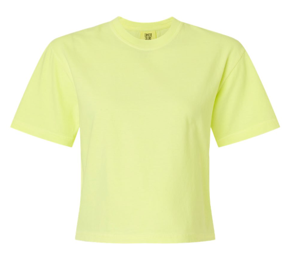 CC Boxy T-Shirt - Neon Lemon