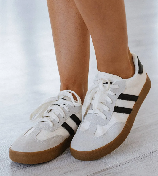 White Varsity Leather Sneaker