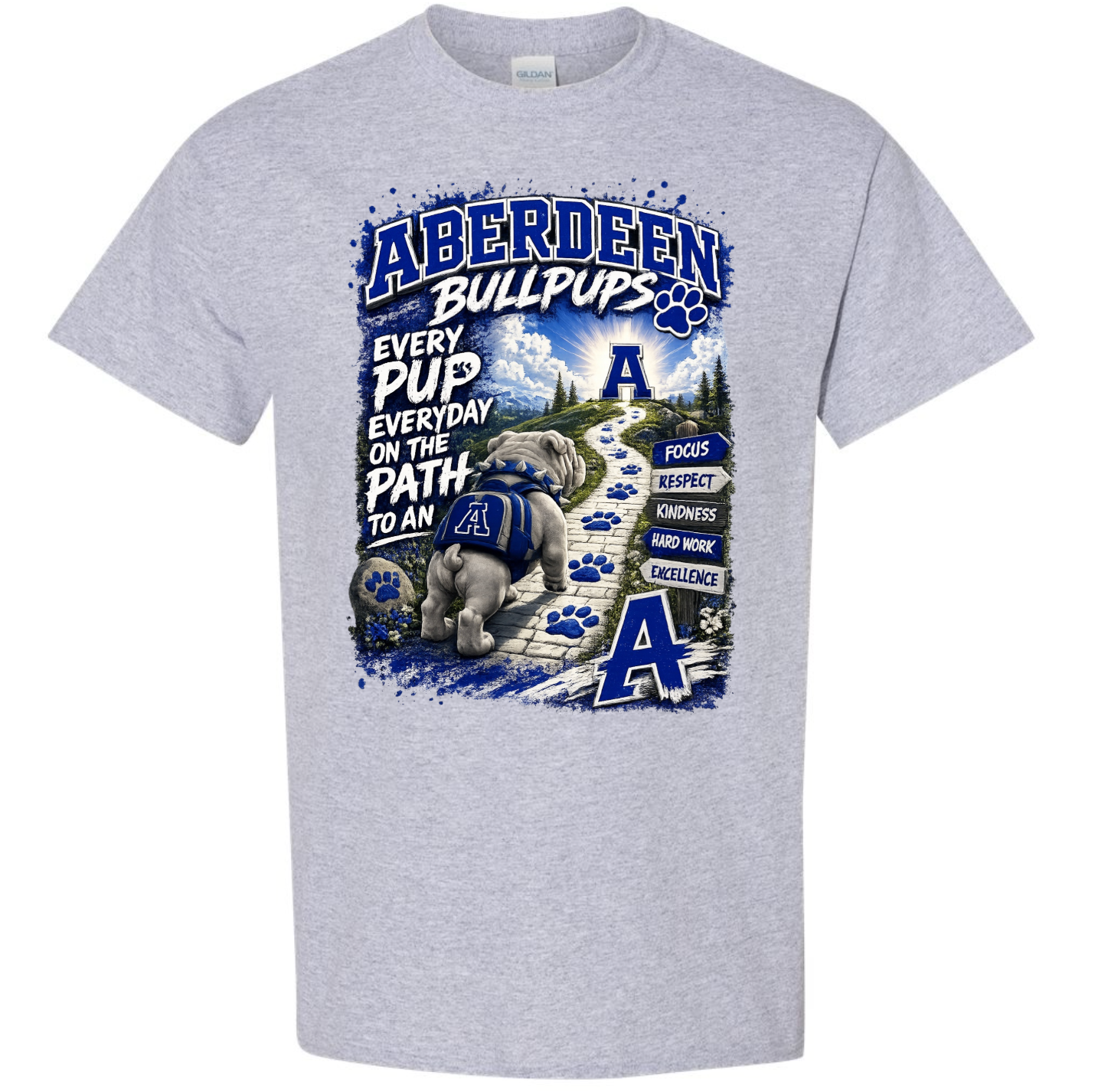 Aberdeen School Spirit Shirt (Adult)