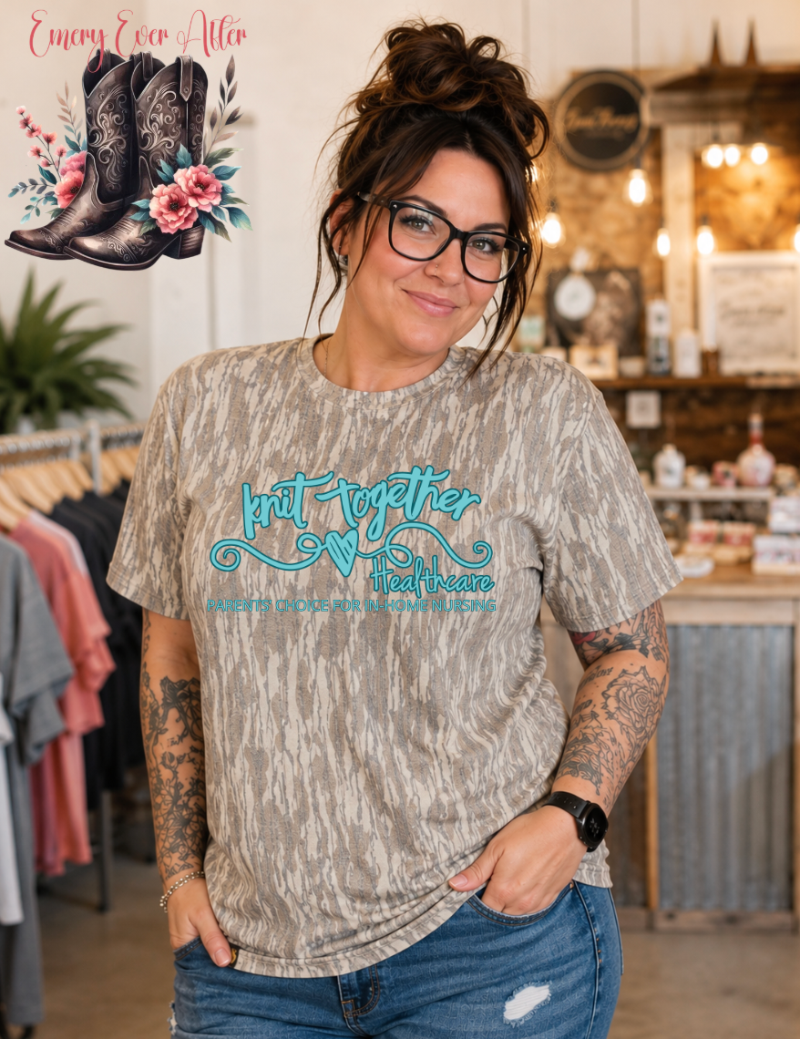 Knit Together Mossy Oak T-Shirt (Adult)