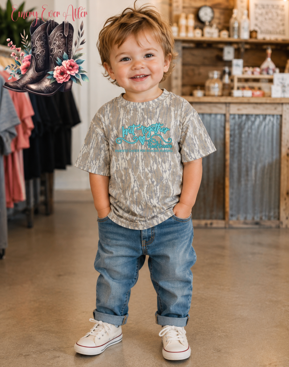 Knit Together Mossy Oak T-Shirt (Toddler)