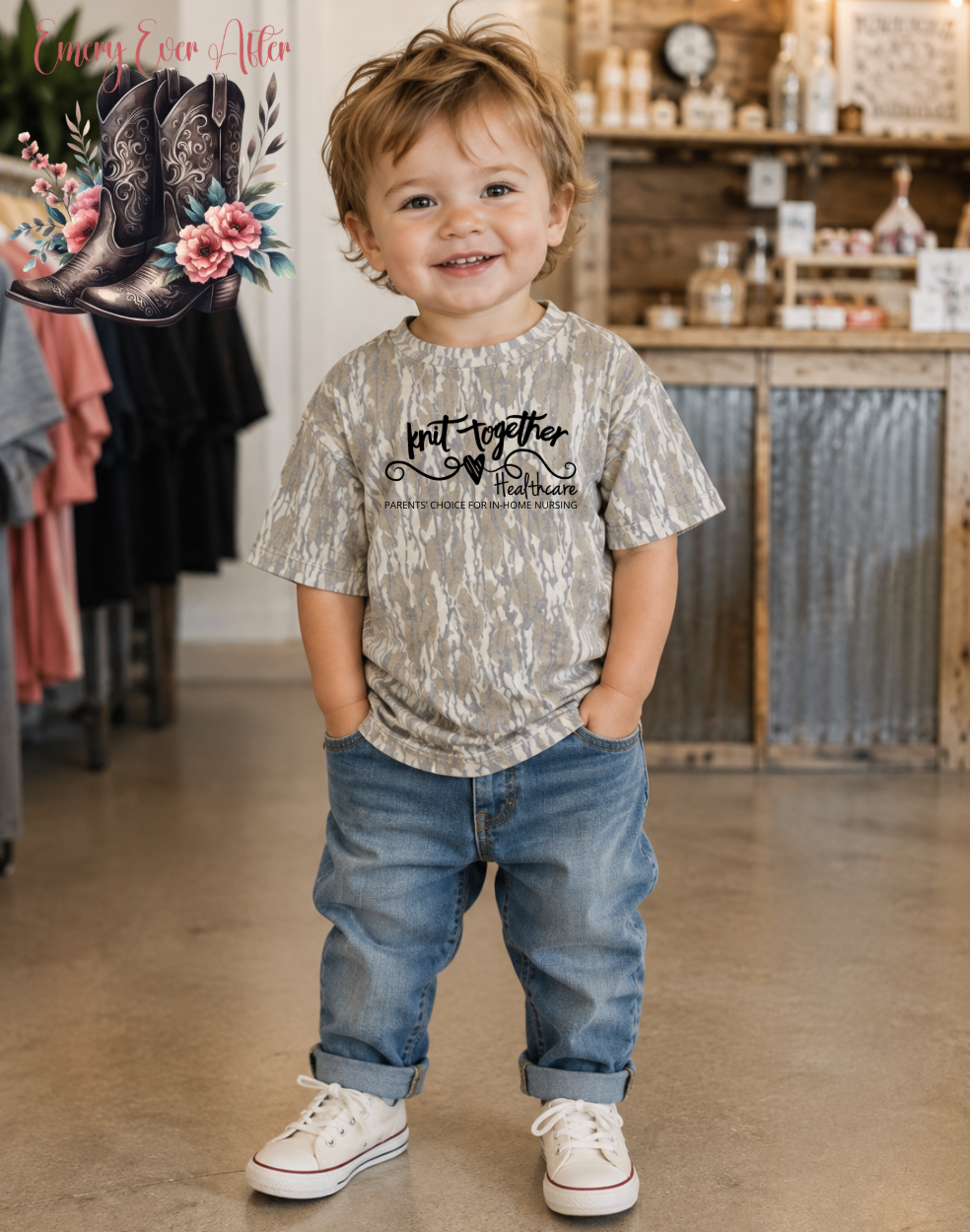 Knit Together Mossy Oak T-Shirt (Toddler)