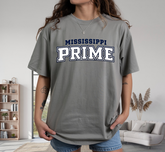 Grey Mississippi Prime T-Shirt