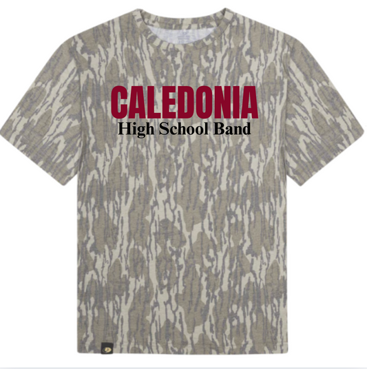 Mossy Oak Caledonia High School Band T-Shirt (Multi-Color Print)