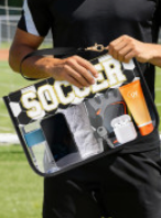 SOCCER Patch Clear Cosmetic Bag