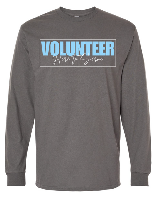 Gildan FRDM Volunteer Long Sleeve (Charcoal)