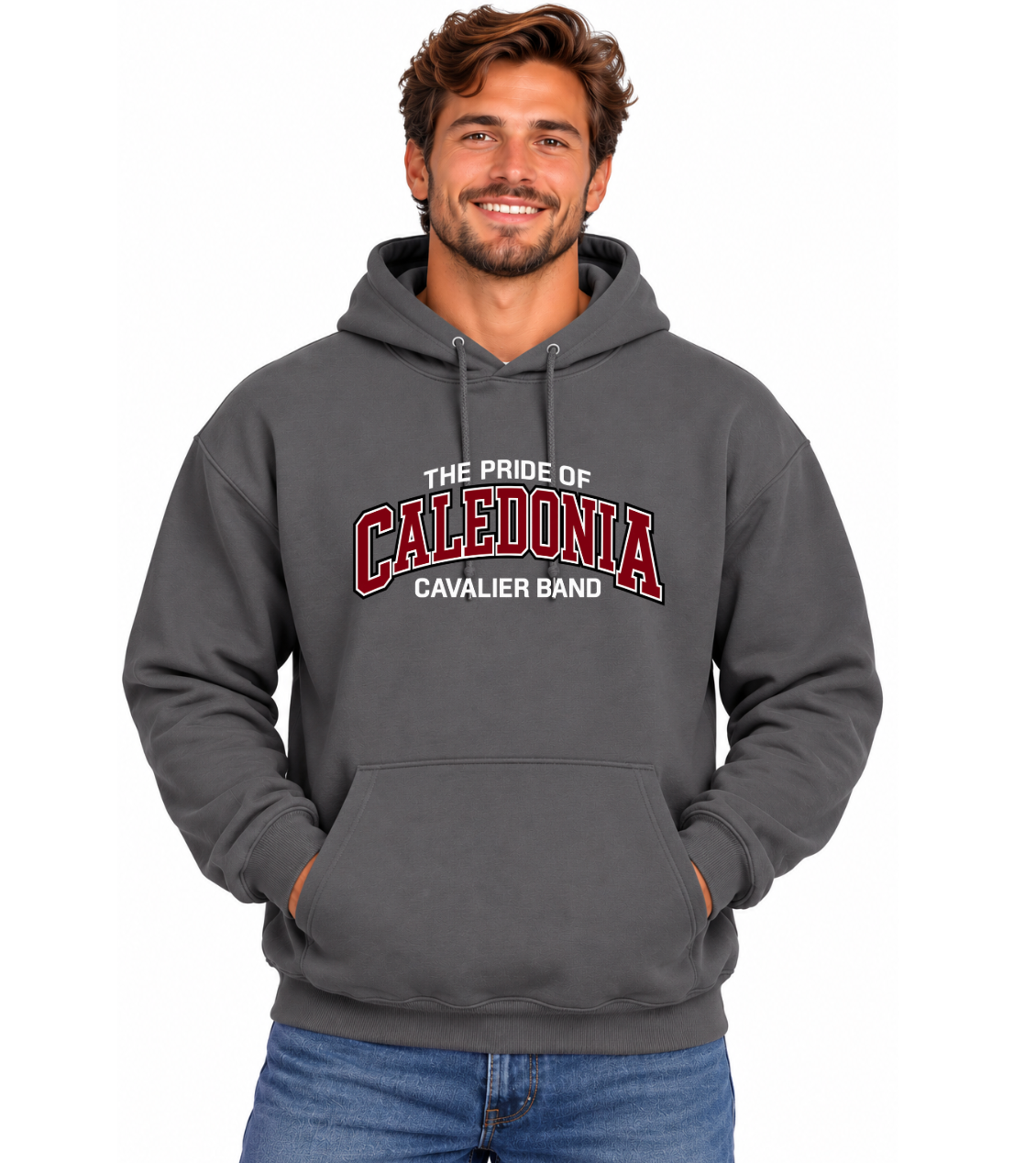 Gildan Band Hoodie (Charcoal)