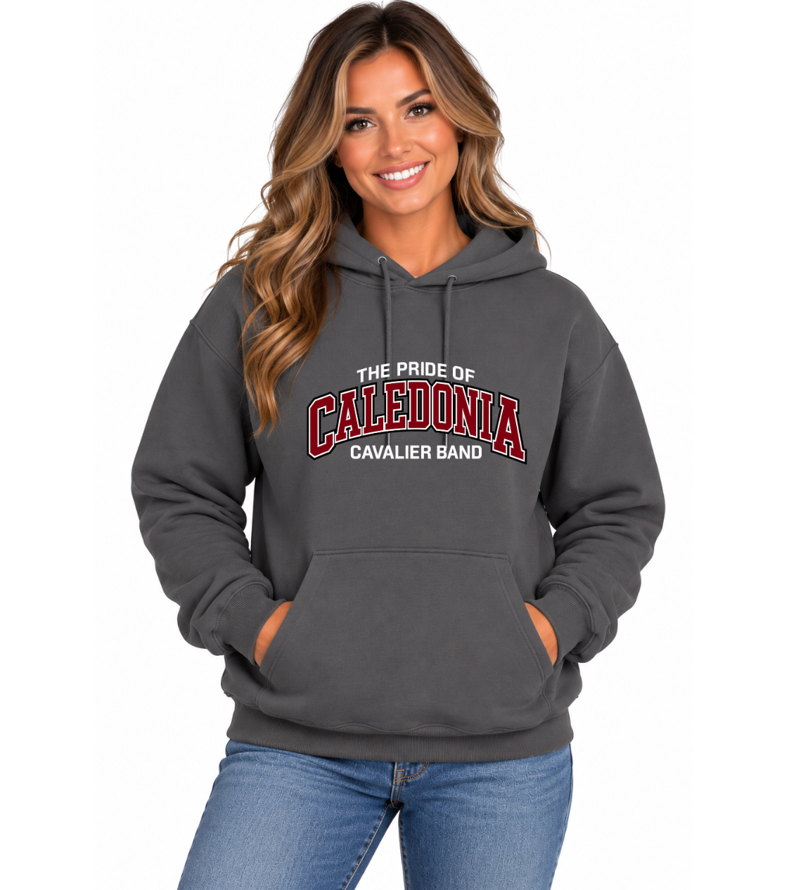 Gildan Band Hoodie (Charcoal)