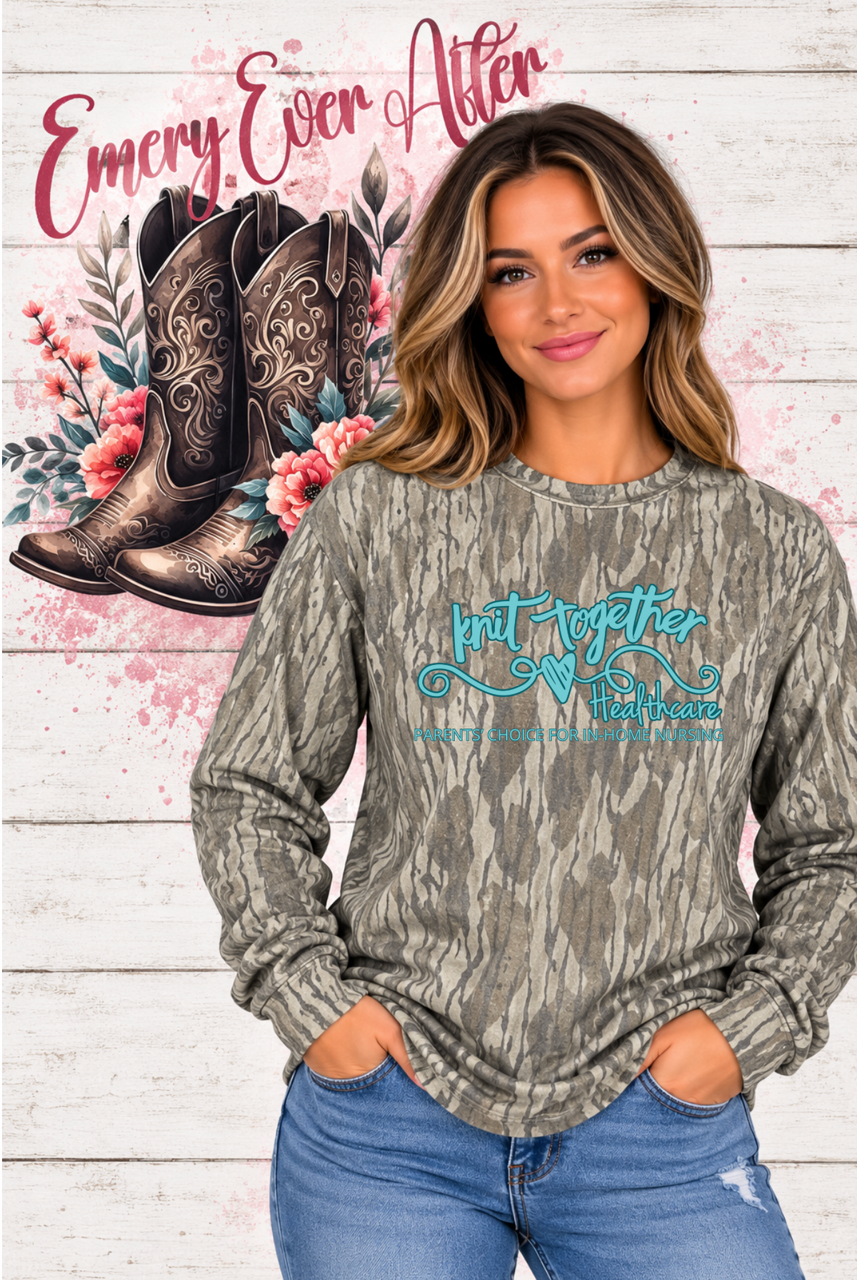 Knit Together Mossy Oak Long Sleeve