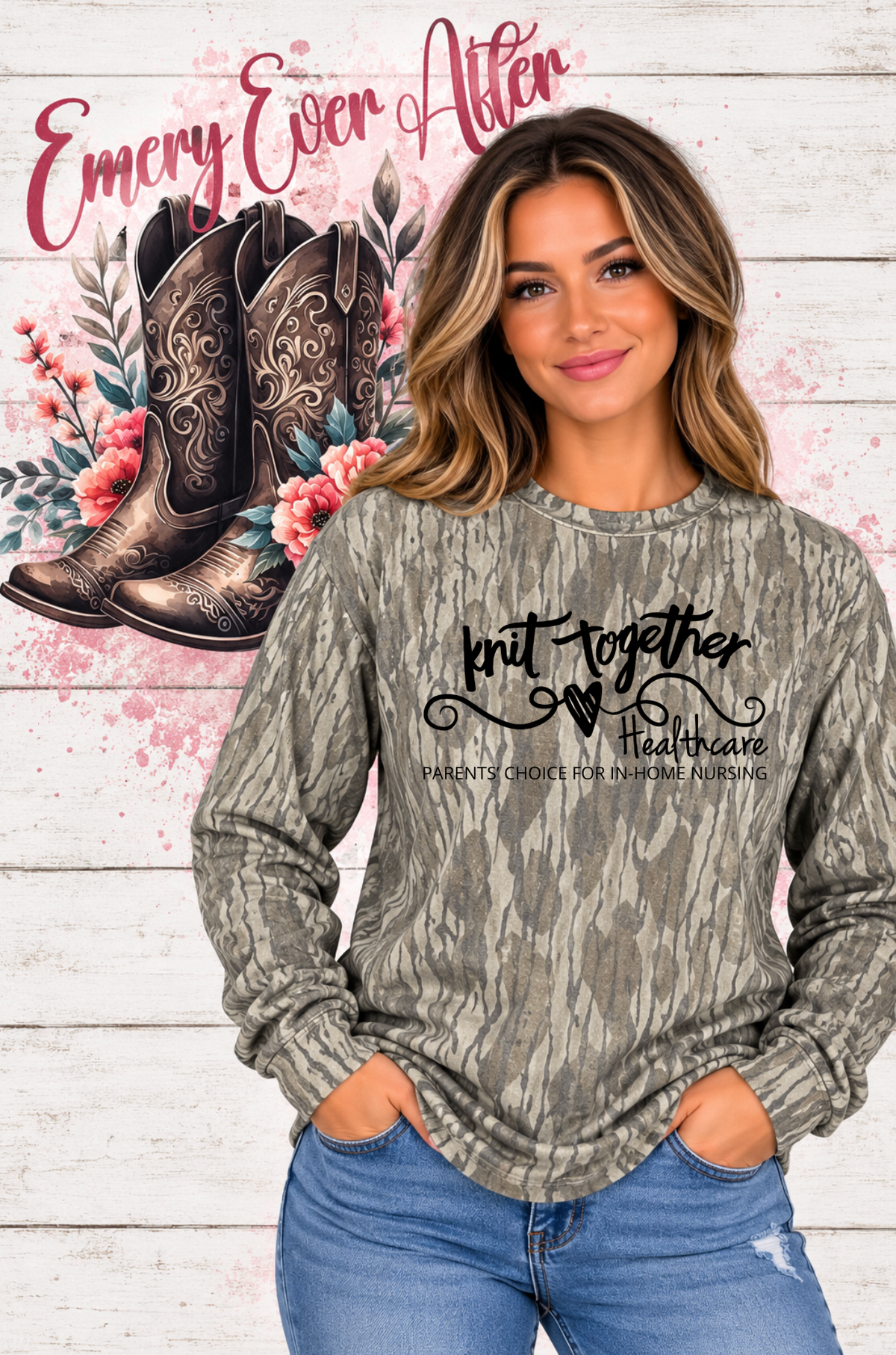 Knit Together Mossy Oak Long Sleeve
