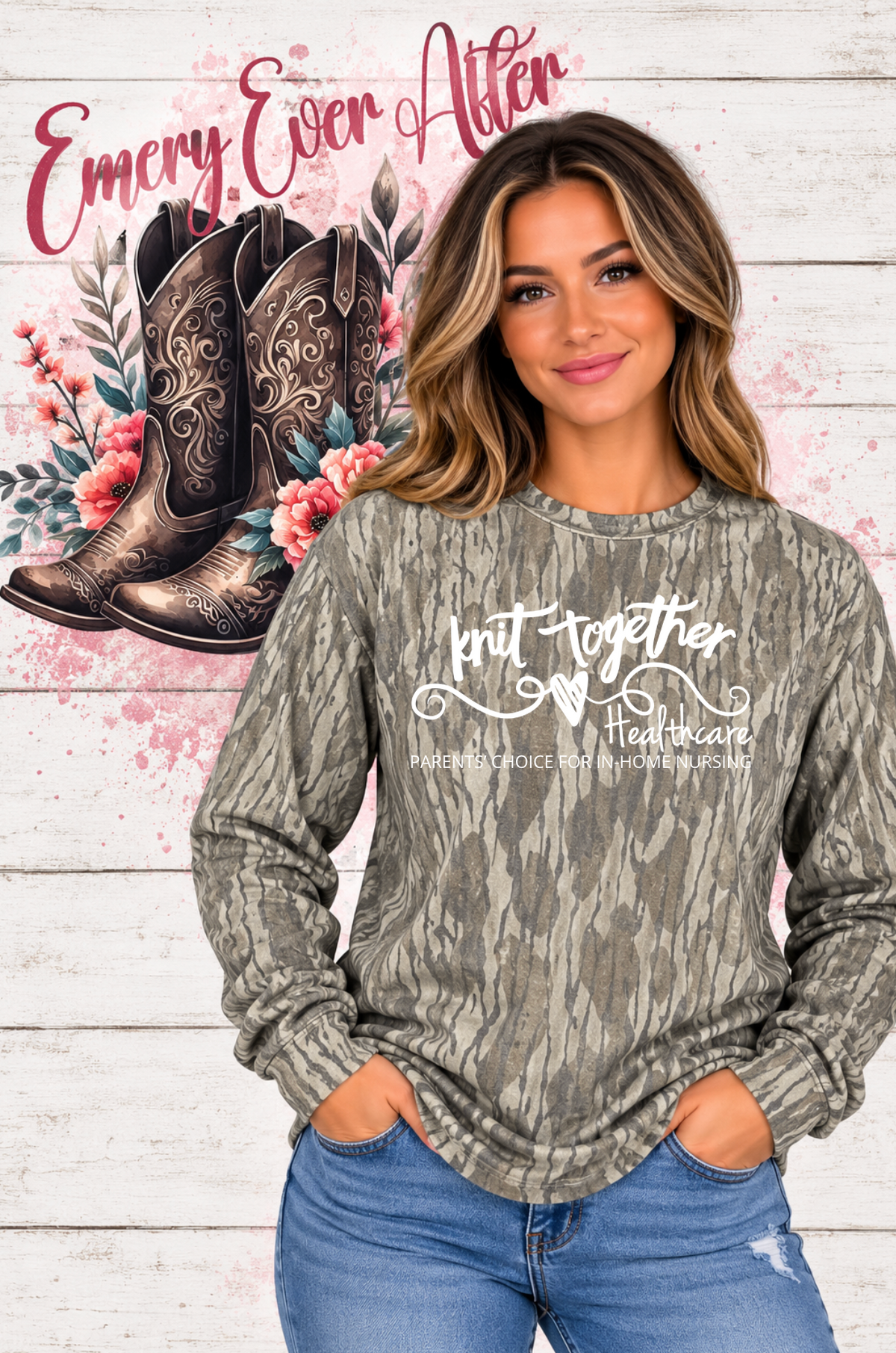 Knit Together Mossy Oak Long Sleeve