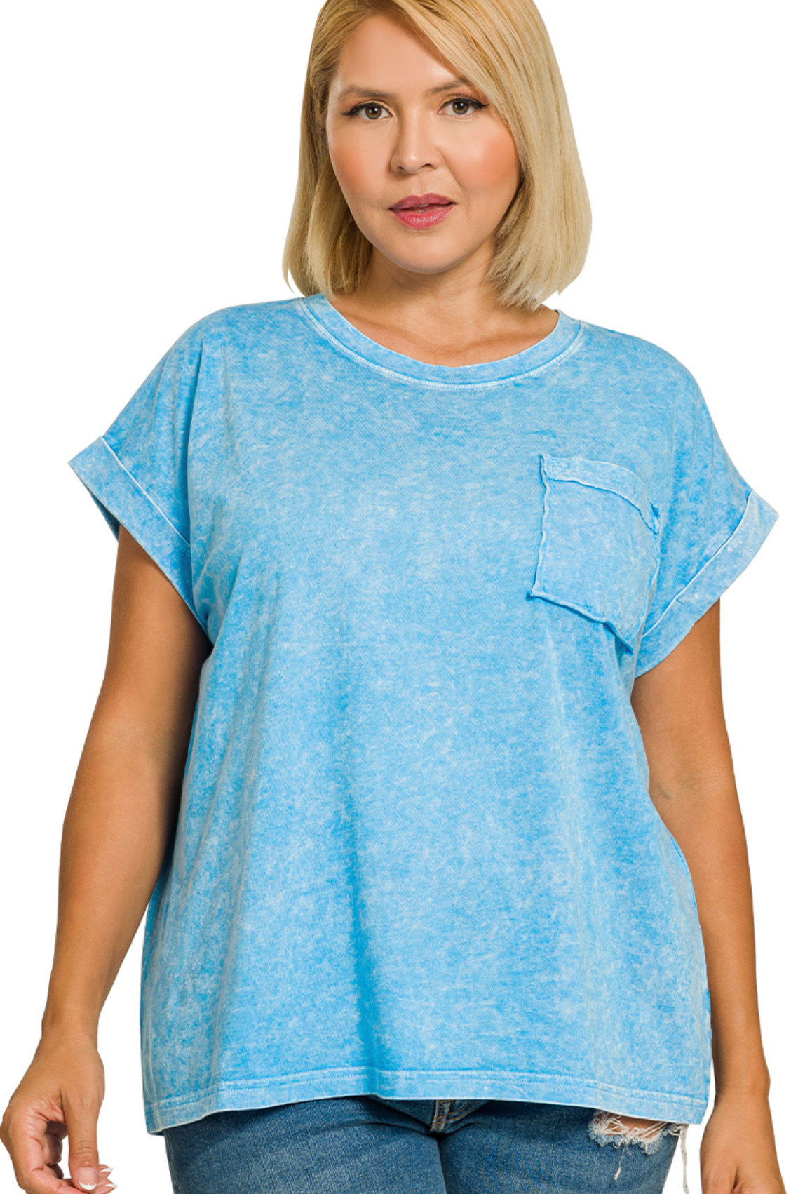 PLUS Halo Snow Cuffed Tee