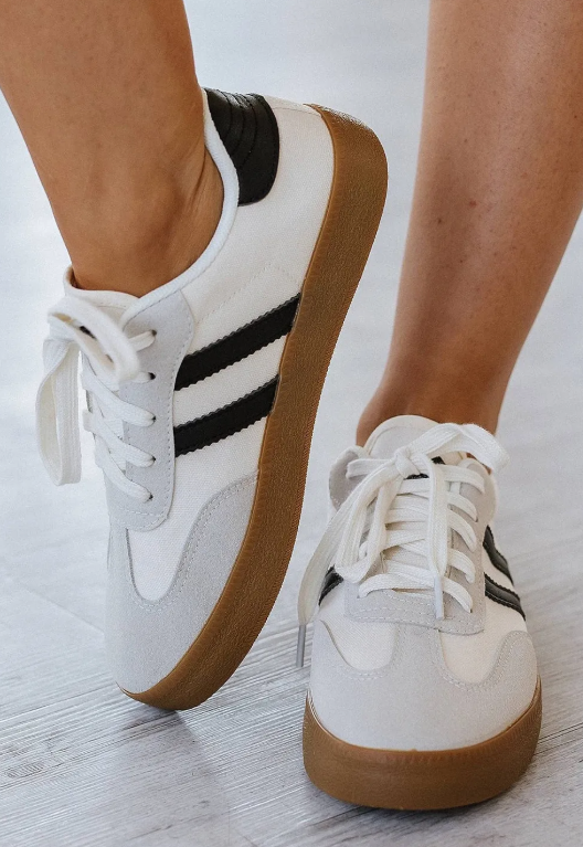 White Varsity Leather Sneaker