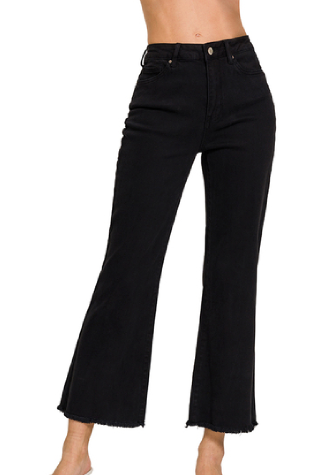 Acid Washed Bootcut Jeans
