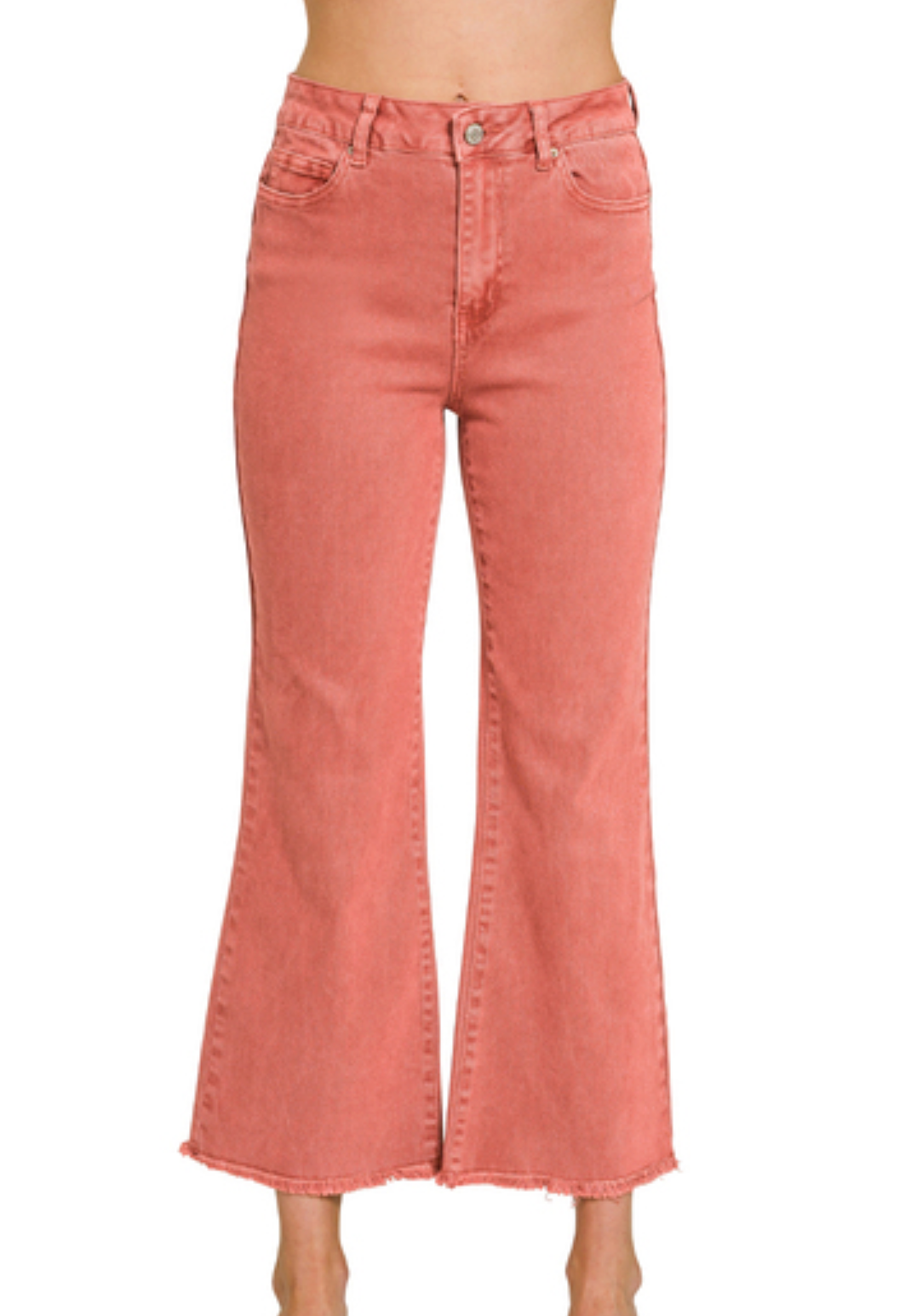 Acid Washed Bootcut Jeans