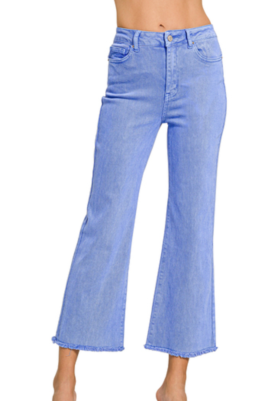 Acid Washed Bootcut Jeans