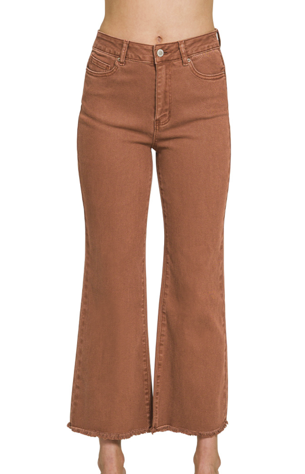 Acid Washed Bootcut Jeans