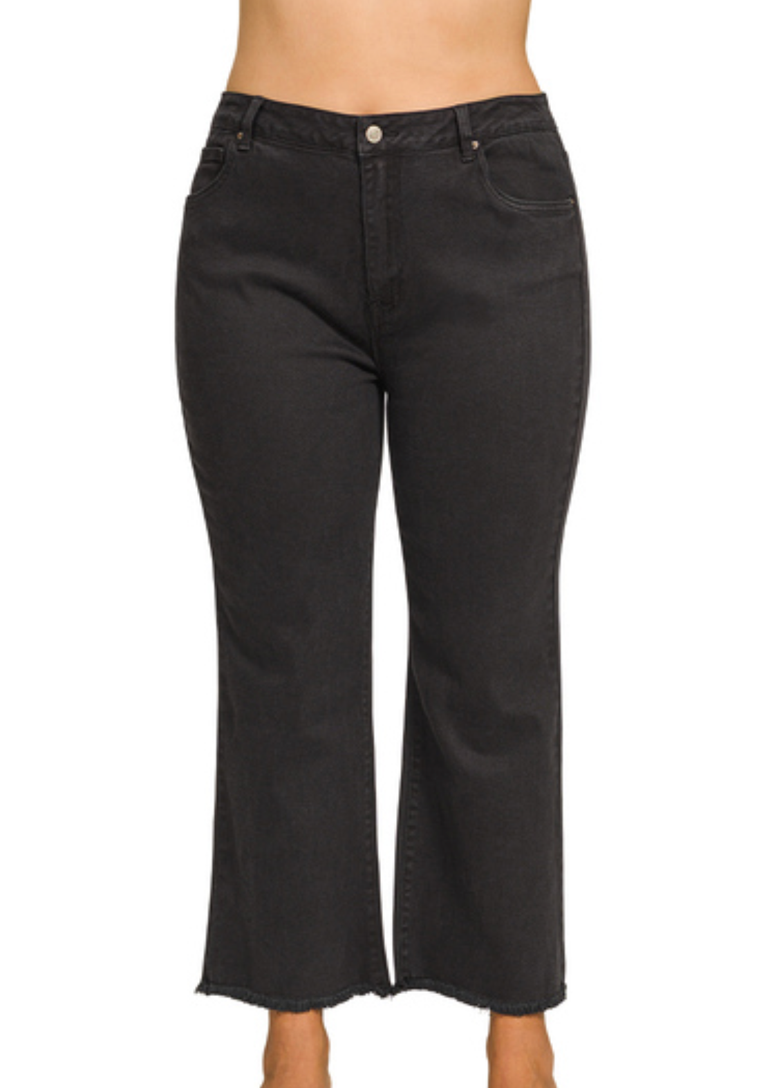 PLUS Acid Wash Bootcut Jeans