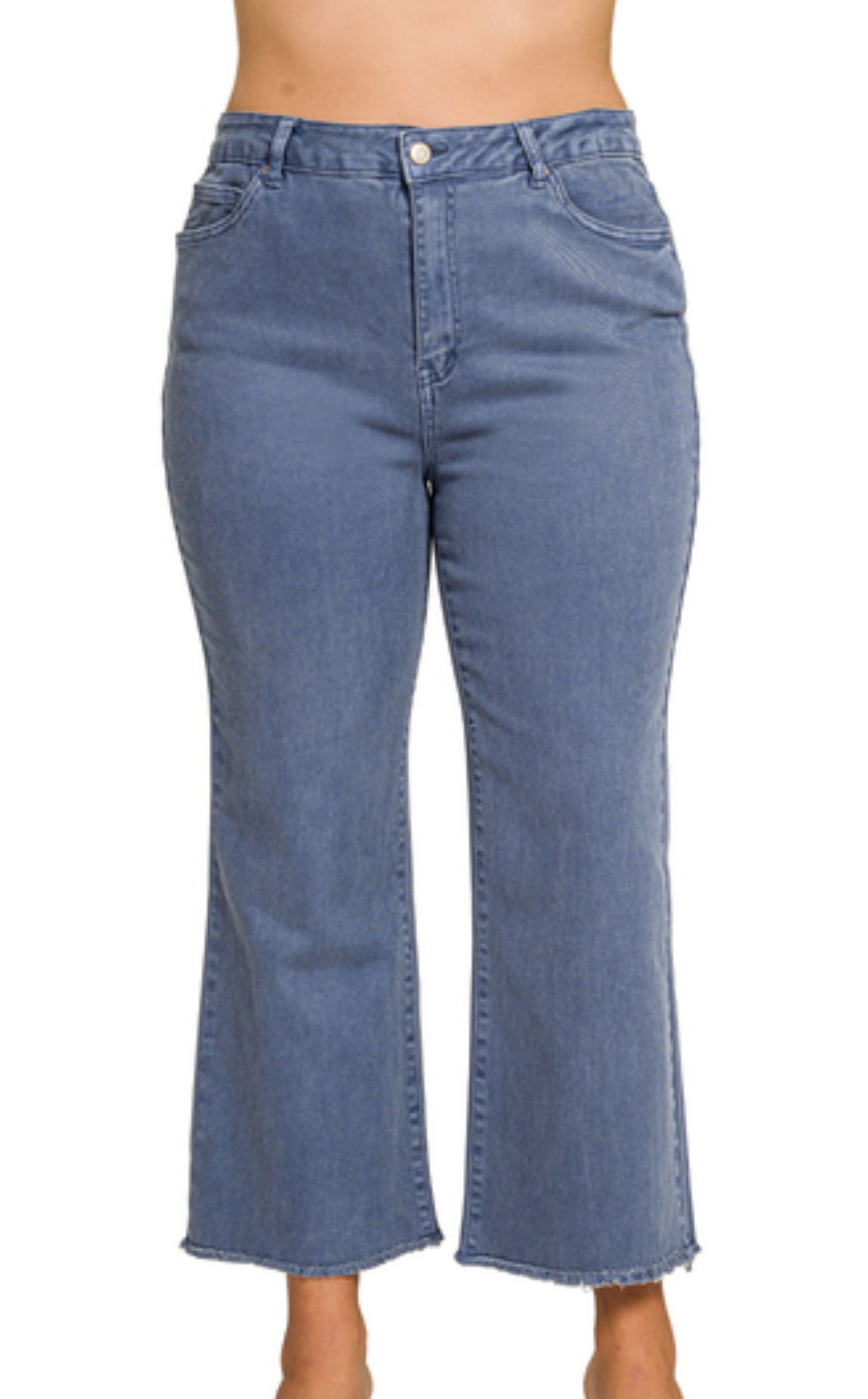 PLUS Acid Wash Bootcut Jeans