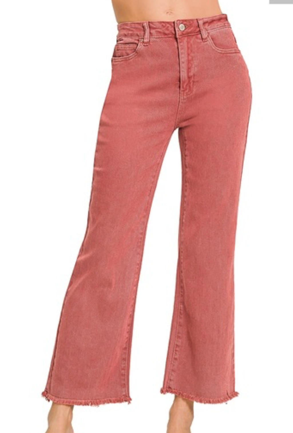 PLUS Acid Wash Bootcut Jeans