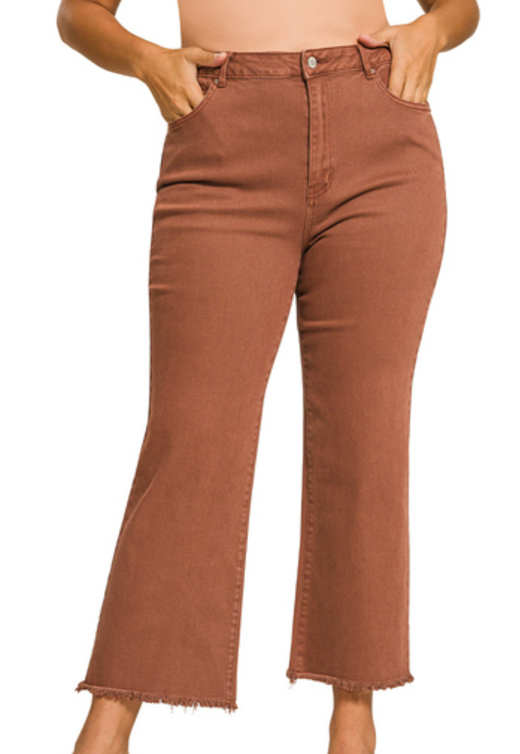 PLUS Acid Wash Bootcut Jeans