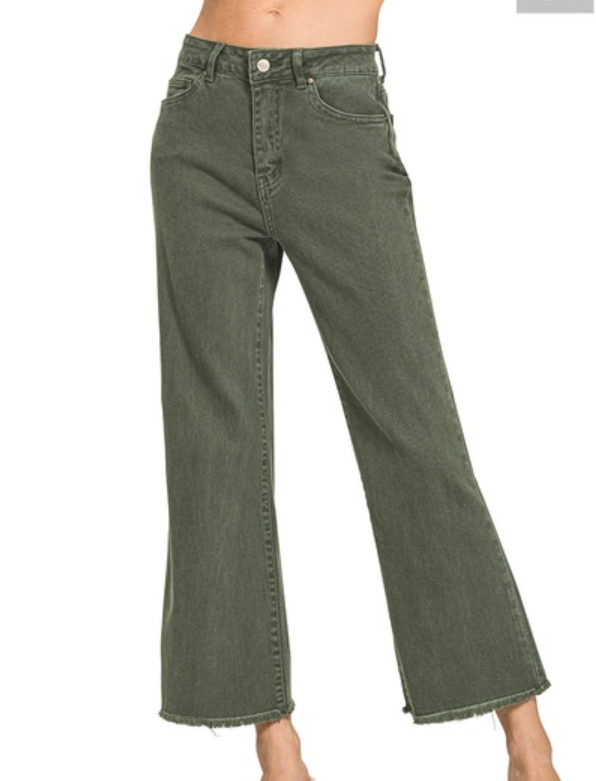 PLUS Acid Wash Bootcut Jeans