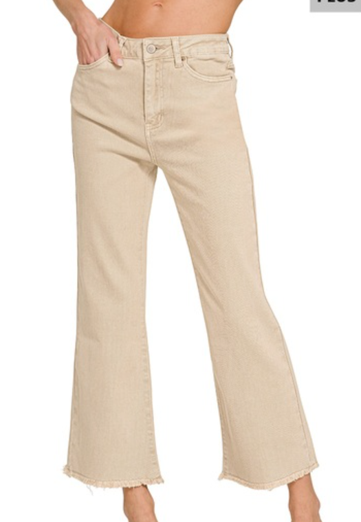 PLUS Acid Wash Bootcut Jeans
