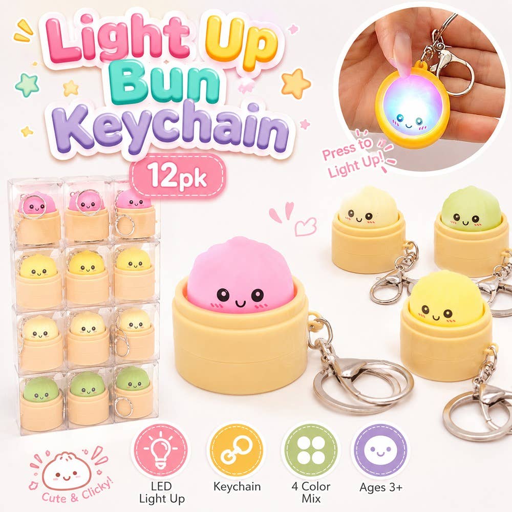 Light Up Dumpling Key Ring